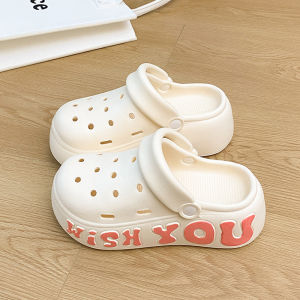 [Free Shipping] Womens Summer New Cute Versatile Thick-Soled Height-Increasing Outdoor Closed-Toe Eva Lightweight Non-Slip Clogs for Women Wholesale