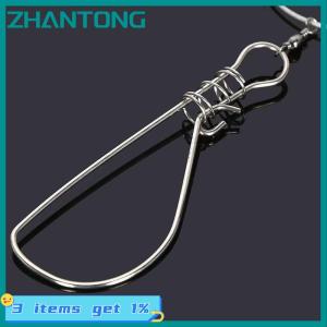 ZHANTONG 3.5 Meters Fishing Rope Stainless Steel River Fish Lock Buckle Outdoor Fishing Tackle Lanyard Carp Fishing Accessories