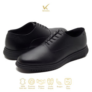 Kenzios London 2.0 Fullblack Series Sepatu Formal Pria
