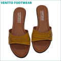 Ventto Footwear Marikina Made Leather Sandals for Women Leather Slippers for Ladies Balat na Tsinelas Pambabae (Item code: ELY-05). 