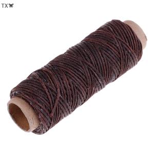 TX🏮💓🧧 50 m cuộn da may phẳng sáp chủ đề dây sáp khâu tay thủ công 150D