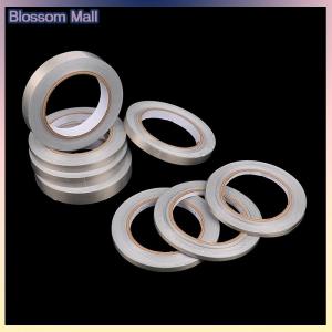 [Blossom] 20 Meter Conductive Fabric Cloth Tape 5mm~20mm Width Single-Sided Laptop Cellphone LCD EMI Shielding Adhesive Tape Insulating Electromagnetic Waveguide Electrical Cloth Tape