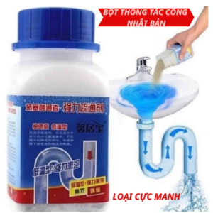 Bột thông cốngthông tắc bồn rửa bátbồn cầu Công Nghệ Nhật Bản loại mạnh