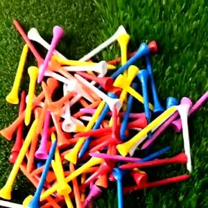 Tee golf nhựa đỡ bóng golf - Tee nhựa nhiều kích thước