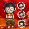 Ne Zha 2 Nezha Birth of the Demon Child anime Press to change face doll Toy figures cute kids toys. 