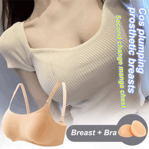 Women's Breast Prosthesis Oversized Silicone Bra Female Prosthetic Breasts