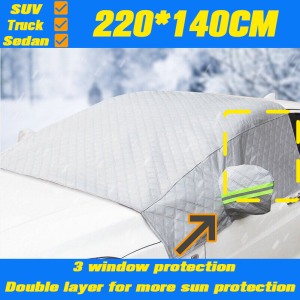 【Fast delivery】Car Sunshade Cover UV Protection Car Cover Waterproof half For ​Sedan Cars/For Suv