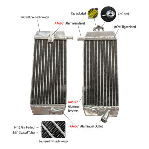 FOR Yamaha YZF250 YZ250F 2007 2008 2009 Aluminum Radiator