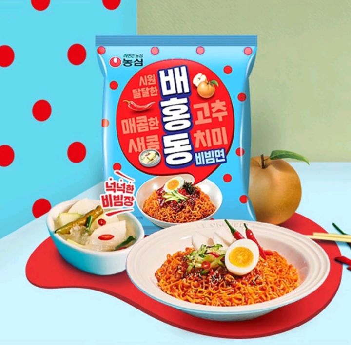 🇰🇷 Korea Nongshim BaeHongDong Bibimmyeon Ramen 137g | Lazada