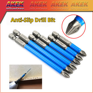& Local Delivery 7pcs/Set 25-150MM Cross Anti-Slip Bits PH2 Anti Slip Electric Screwdriver Bit Magnetic Hand Tools Bits Precision Hex Shank