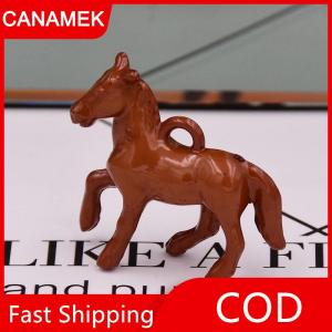 【CANAMEK】 10pcs Acrylic UV Glossy màu 3D NGỰA quyến rũ Mặt dây chuyền đối với trang sức làm Vòng cổ bông tai vòng đeo tay DIY phụ kiện nguồn cung cấp