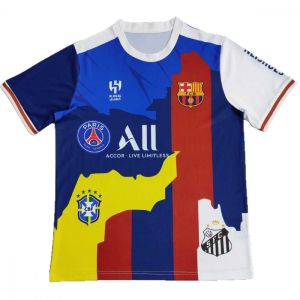 ของขวัญแฟนหนุ่มเสื้อยืดคอกลมที่ระลึกสำหรับคลับเสื้อยืดใส่เล่นการพิมพ์ดิจิตอลความละเอียดสูงเสื้อแขนสั้นเย็บปะต่อกันแบบนีโอมาร์ชั้นนำ