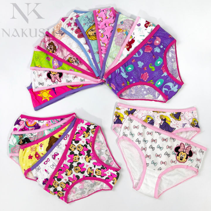 Random 1 piece Panties For Baby Girls Cotton Underwear Disney