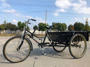 Basikal Bike Tricycle Cargo Bicycle 26 inch Trailer Hand Luggage Storage Cart Carrier Transportation Box Three Wheel trendy modern simple Kargo Basikal 26 inci Treler Tangan Penyimpanan Bagasi Troli Pembawa Kotak Pengangkutan Tiga Roda bergaya moden ringk