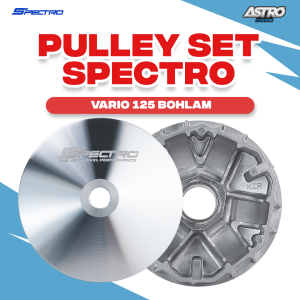 Spectro Pulley Rumah Roler Vario 125 150 PCX ADV 150 160 Stylo Kipas Pully Set Upgrade CVT Kirian