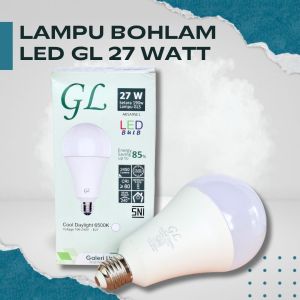 Lampu Bohlam LED GL 27 Watt – Nyala Terang Putih