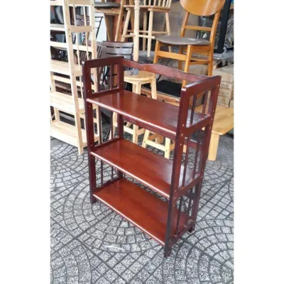 Kệ sách 3 tầng nhiều size gỗ cao su chống nước - Kệ gỗ đa năng 47wood gỗ cao su lắp ráp tiện dụng