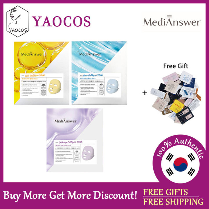 [MediAnswer] Pore Collagen Mask Sheet 5ea main image 0