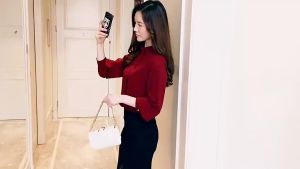 Chiffon Blouse Womens Tops And Blouses Long Sleeve Blouse Women Shirts Blusa Feminina Shirt Top Female
