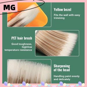 【Magical House】[New HOT FASHION] Edger Paint Brush Multifunctional Painting Brush Color Separator Interior Wall Roof Paint Brush Latex Paint Trimming Color Tool