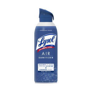 Lysol Air Sanitizer Spray For Air Sanitization and Odor Elimination Kills 99.9% of Airborne Viruses & Bacteria No Residue – Just fresh sanitized air Light Refreshing Scents – Not overpowering.