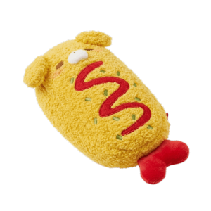 HCHC MALL Tempura Dog Plush Pencil Case Large Capacity Cartoon Stationery Pouch Organizer Kawaii Design Fried Shrimp Dog Pencil Case School