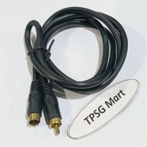 Cáp S Video ra AV (1 AV) / Cáp dài 1.2M (Đầu S Video 4 Pin ra AV Đực)