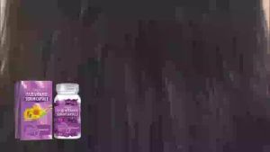 Hoegoa Purple Hair Essential Oil Care Capsules Improve Hair Drying Knot Breaking Dandruff Cleaning