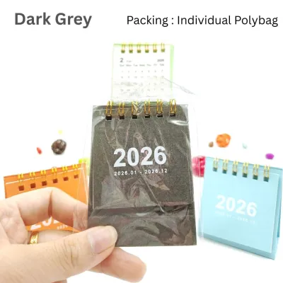 2026 Kecil Mini kalendar Desktop Calendar calender Small Calendar Office Desktop Decor English International Version Door Gift Business Gift hadiah murah deco tahunan