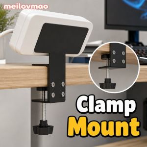 Clamp On Power Strip Holder Cable Organizer No Drill Desktop Socket Mount Space Saving Home Office