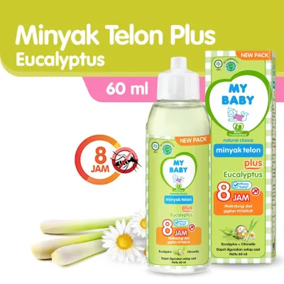 My Baby Minyak Telon Plus Eucalyptus & Lavender - Pengusir Nyamuk & Pembersih Kulit Bayi 150ml/90ml/60ml EXPD 01.2027