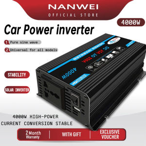 NANWEI 12000W Power Inverter DC Modified Sine Wave Household Car Solar Converter With Single USB 2.1A