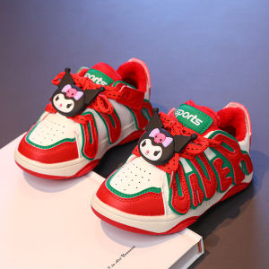 Christmas gifts Halloween Anime Kuromi Girls Sneakers Kawaii Sanrio Cartoon Casual Shoes Childrens New Fashion Soft Sole Shoes Suits for Casual Outdoors