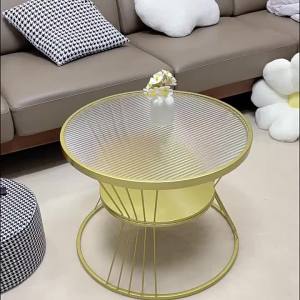 GGMM Nordic Light Luxury Creative Changhong Glass Coffee Table