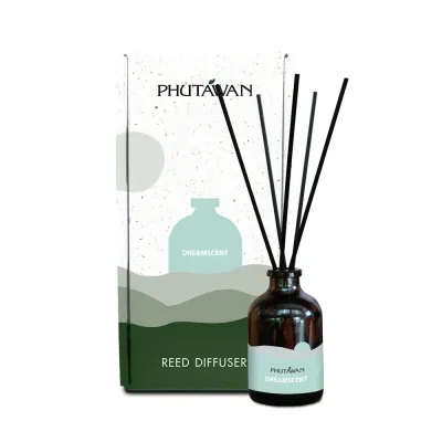 Phutawan Reed Diffuser ภูตะวัน ก้านไม้หอมปรับอากาศขนาด100 ml ใช้งานได้ประมาณ 2 เดือน (แบบรวมทุกกลิ่น)