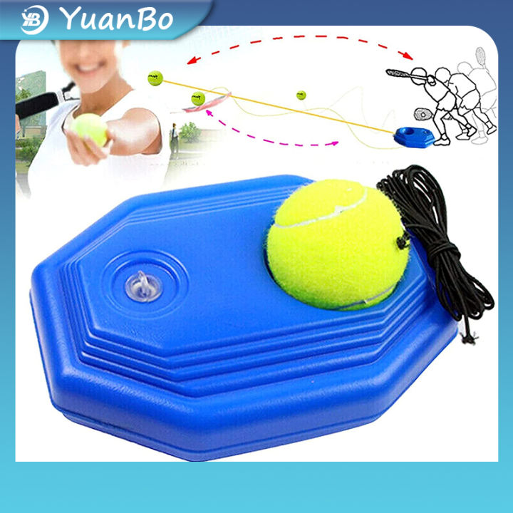 Training Tennis Ball Tennis Racket Training Practice Balls Back Base Trainer Tool String Elastic