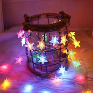 Lampu Natal BINTANG Rainbow 8 meter NO PACK - Lampu Hias Natal Lampu Tum