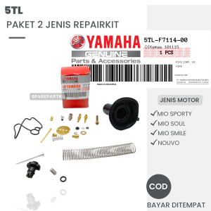 (5TL) PAKET 2 JENIS REPAIRKIT + KARET VAKUM MIO SPORTY MIO SMILE MIO SOUL NOUVO FINO/ REPAKIT