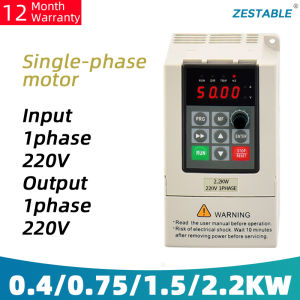 Variable Frequency Drive 220V Output  0.4/0.75/1.5/2.2KW frequency inverter for single phase 220V  0.5/1/2/3HP