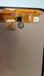 LCD for Touch Screen Digitizer Repair with Frame for Heal Liquid Rupture for for Galaxy A50