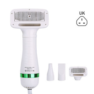 2 In 1 Adjustable Pet Hair Dryer Electric Pet Grooming Portable Cat Dog Comb Brush