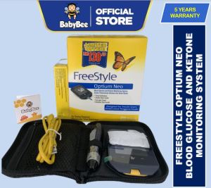 (Lifetime Warranty) Abbott Freestyle Optium Neo Starter Kit Blood Glucose Ketone Meter Machine Free-Style 雅培辅理善血糖检测试纸