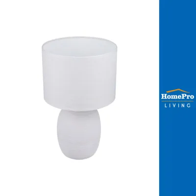 CARINI ไฟตั้งโต๊ะ DH4562-LB สีขาว/น้ำตาล จัดส่งโดย HomePro