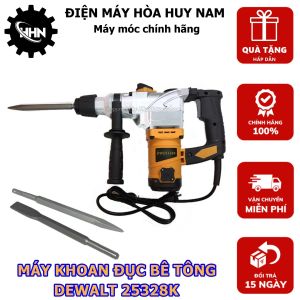 Máy Khoan Đục Betong DEWATL 25328K - Công Suất 1350W - Tặng Kèm 2 Mũi Đục -HÀNG CHÍNH HÃNG - BẢO HÀNH TOÀN QUỐC