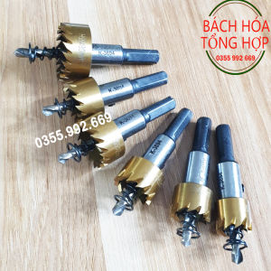 Mũi khoét mũi Khoét Lỗ Tròn khoét sắt hợp kim tôn nhôm... chính hãng KAPUSI JAPAN 6pc