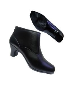 Sepatu Bot Wanita Kerja Dinas PolwanSecurity Hak 7cm / Sepatu Pantopel Nyaman Dipakai Seharian