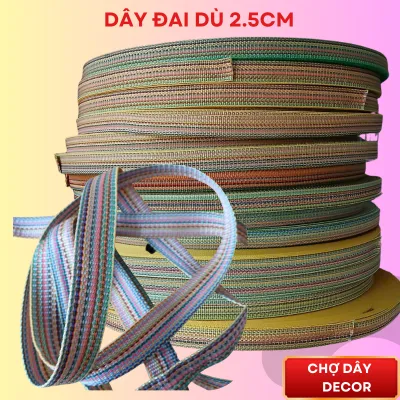Cuộn 60m85m140m Dây cột võng dây dù dẹtdây đai dù dây đan gường xếp dây đan ghế xếp dây