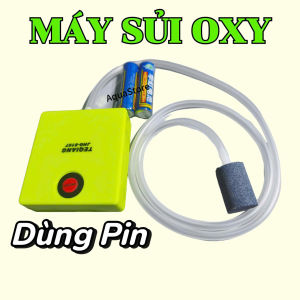 Máy Sủi Oxy dùng Pin - Sủi Oxy cho bể cá khi cúp điện