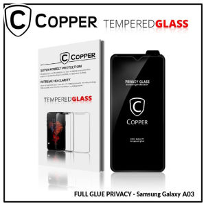 Samsung A03 - COPPER Tempered Glass Privacy Anti Spy (Full Glue)