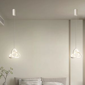 3 warna lampu hias ruang tamu modern Lampu Gantung Led Chandelier Pendant Light minimalis